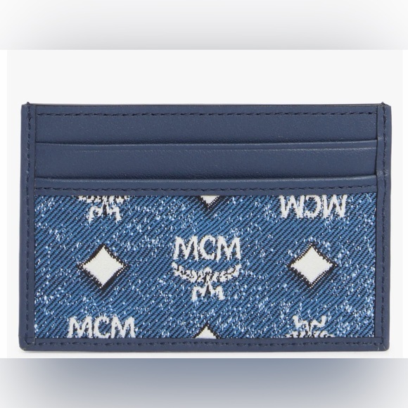 MCM Handbags - NWT MCM Denim Card Holder comes with Box and Dustbag